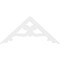 Ekena Millwork Pitch Brontes Architectural Grade PVC Gable Pediment, 48"W x 22"H x 1"P (11/12) GPP048X022X100BRO - alternate 3